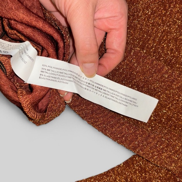 🍁 Moon River Ruched Deep-V Top - Picture 3 of 3